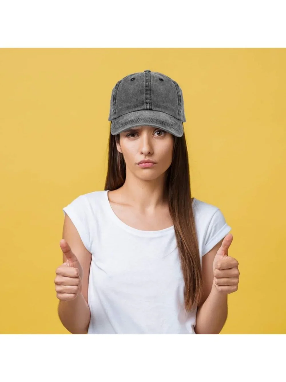 3 Pack Washed Cotton Baseball Caps - Adjustable Dad Hats for Everyday Style